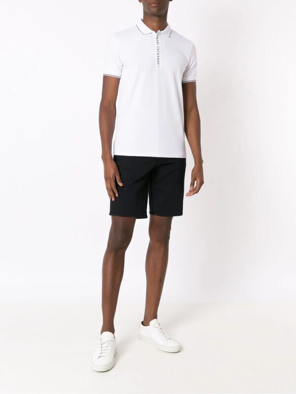 Armani Exchange  logo-print cotton polo shirt - Image 2