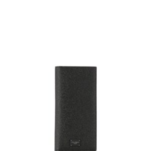 Dolce & Gabbana logo-tag leather vertical walle
