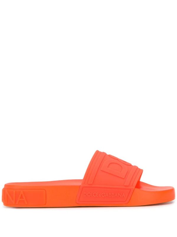 Dolce & Gabbana  logo strap slides