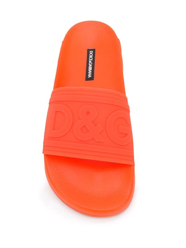 Dolce & Gabbana  logo strap slides - Image 4