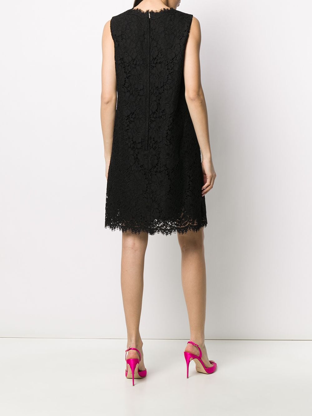 Dolce & Gabbana lace-overlay sleeveless minidress - Image 5