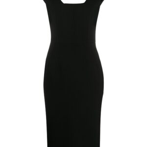 Dolce & Gabbana sleeveless wool midi dress