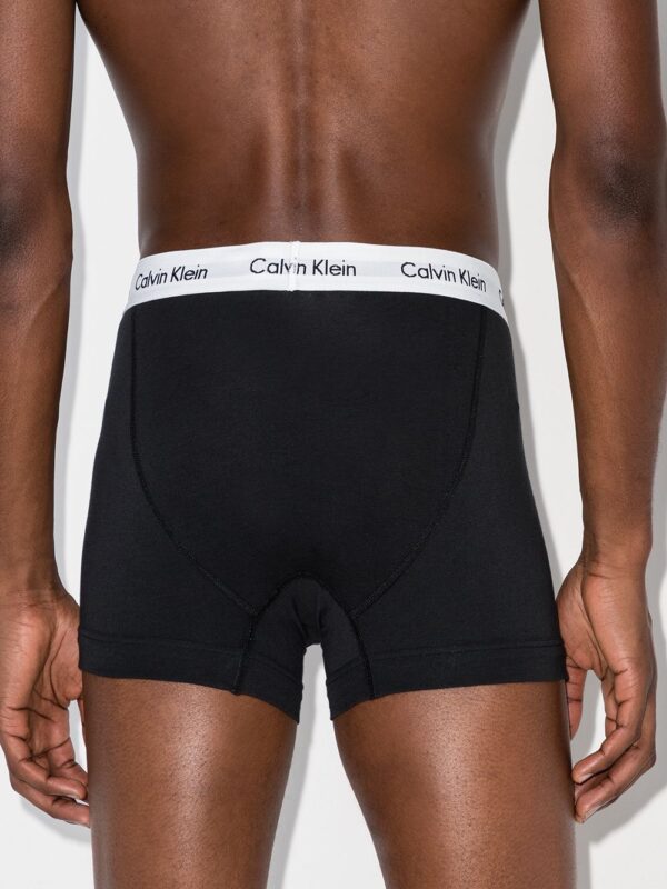 Calvin Klein Underwear  three pack logo waistband boxer trunks - Image 3