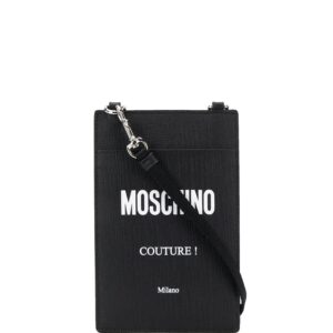 Moschino  strap logo card holder