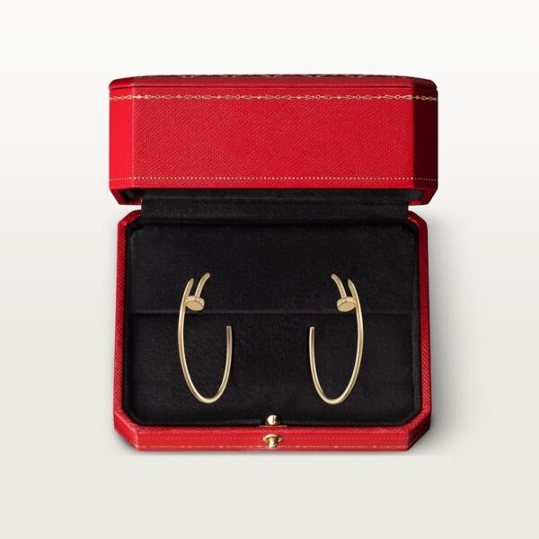 Cartier Juste un Clou hoop earrings, large model, diamonds - Image 2