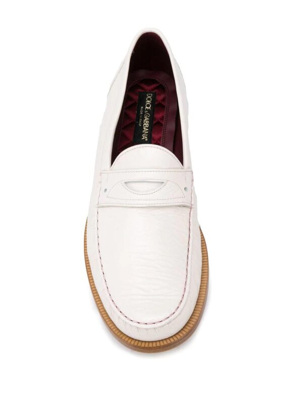 Dolce & Gabbana  mocassin leather loafers - Image 4