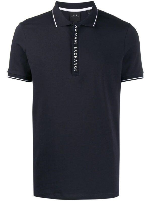 Armani Exchange  logo detail polo shirt