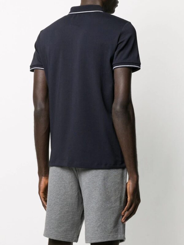 Armani Exchange  logo detail polo shirt - Image 4