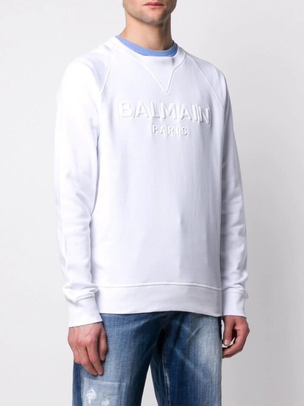 Balmain  embossed logo sweatshirt - Image 3