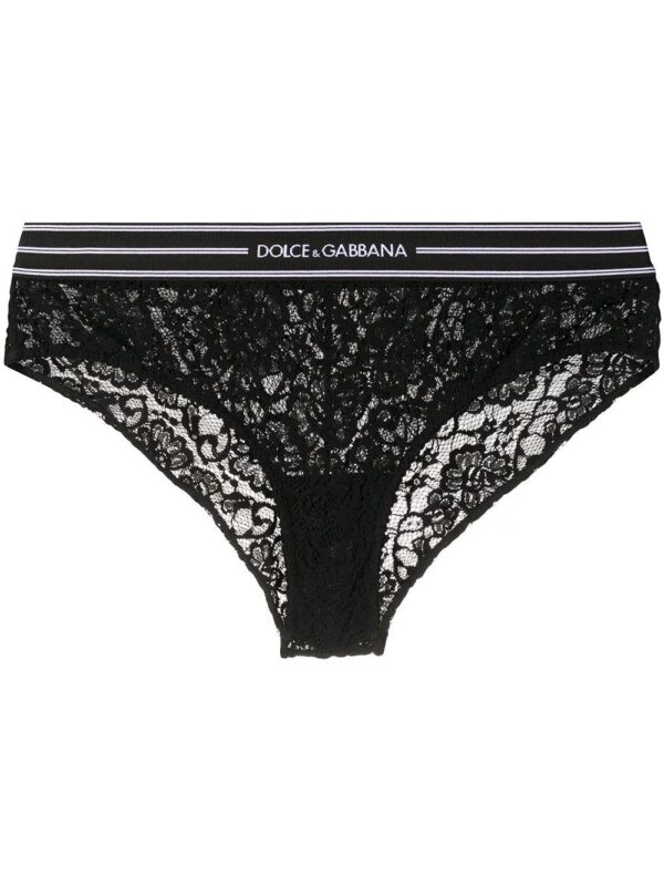 Dolce & Gabbana  floral lace briefs