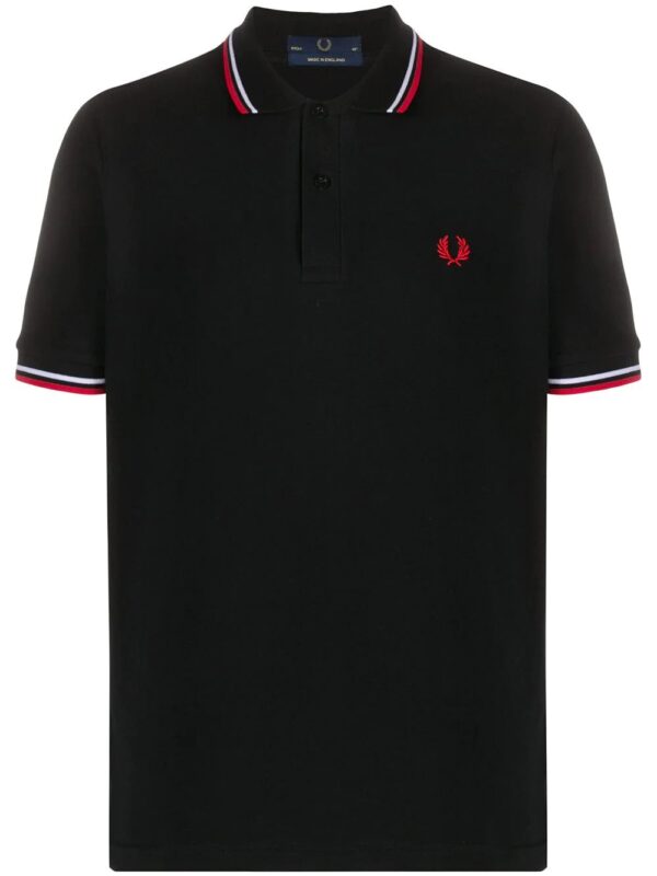 Fred Perry  stripe trim polo shirt