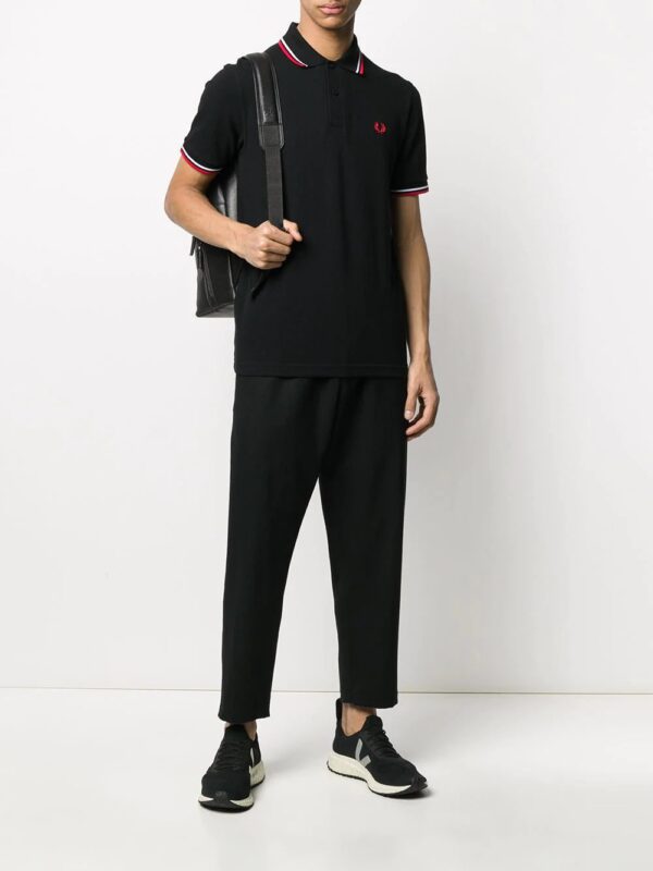 Fred Perry  stripe trim polo shirt - Image 2