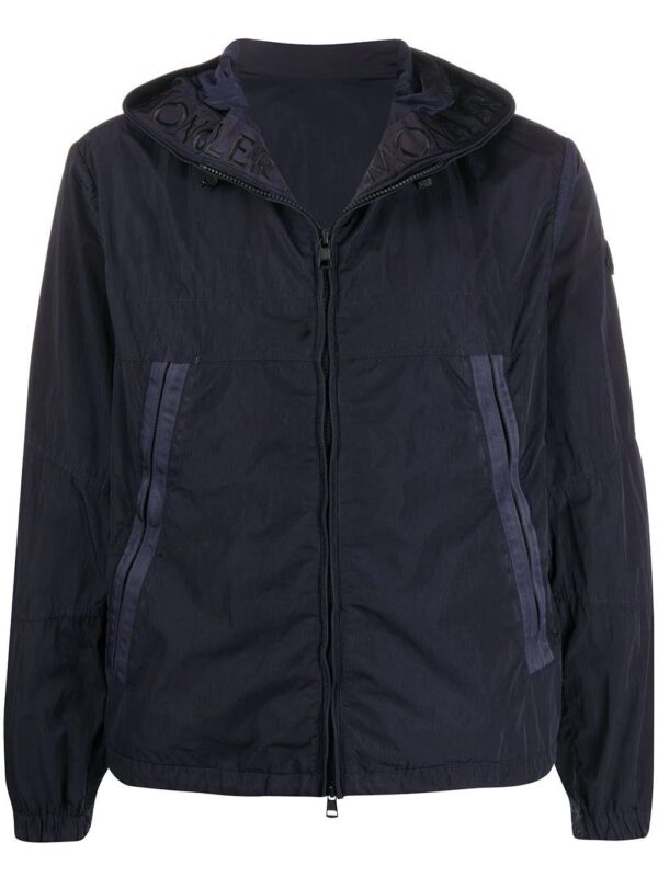 Moncler  embroidered logo windbreaker