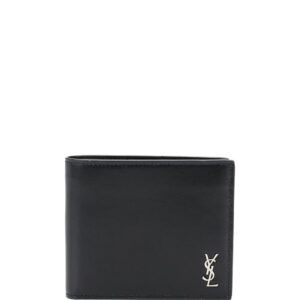 Saint Laurent  logo plaque bi-fold wallet