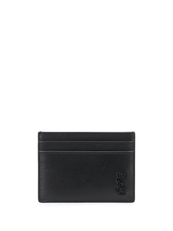 Saint Laurent  logo plaque cardholder