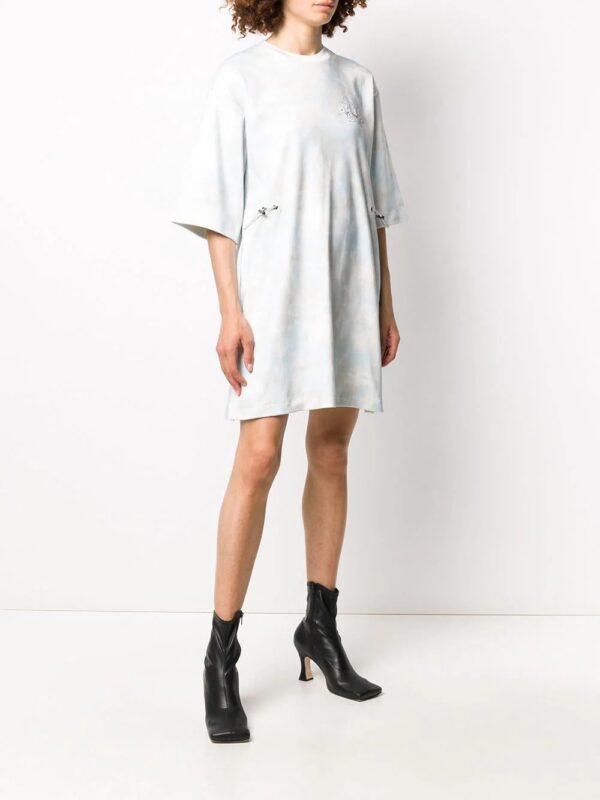 Off-White  Meteor Shower tie-dye T-shirt dress - Image 3
