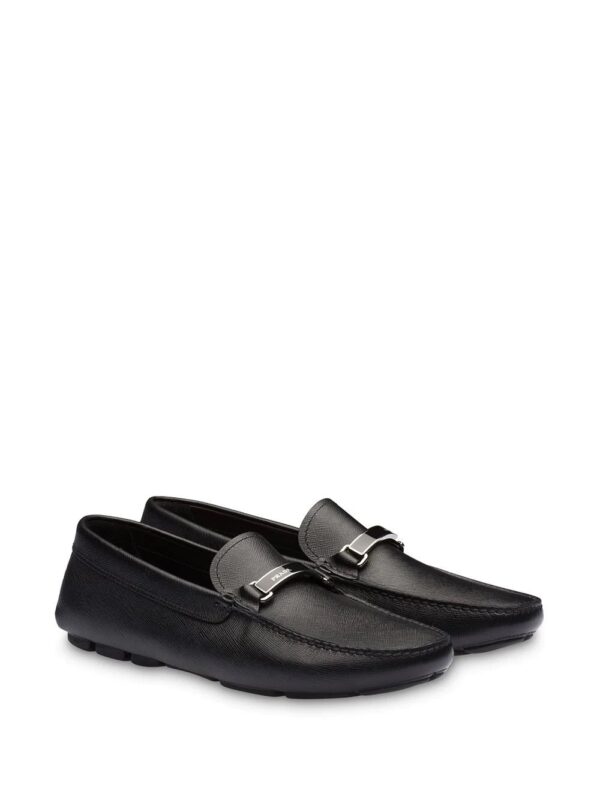 Prada  logo plaque loafers - Image 2