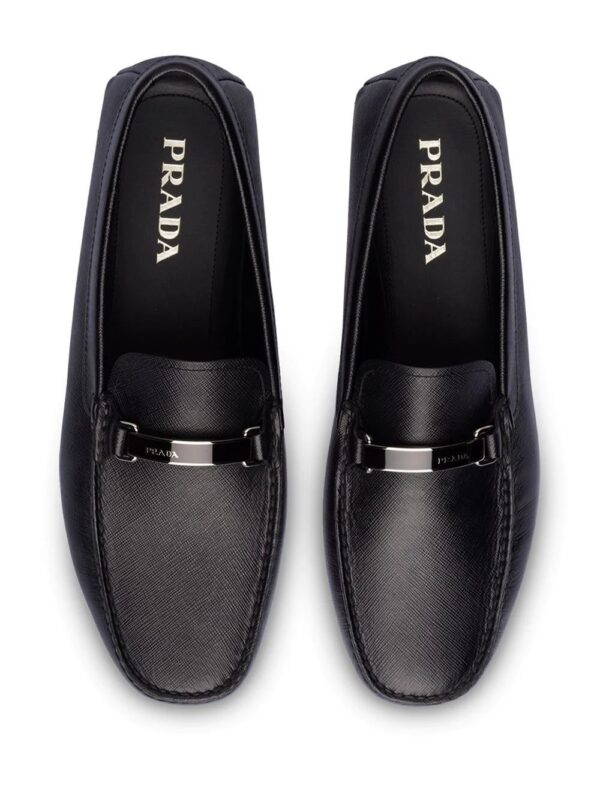 Prada  logo plaque loafers - Image 4