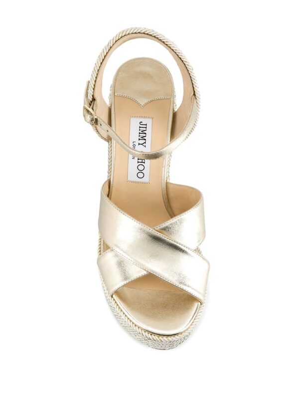 Jimmy choo  Dellena 100mm espadrille wedges - Image 4