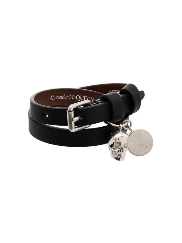 Alexander McQueen  double-wrapped bracelet