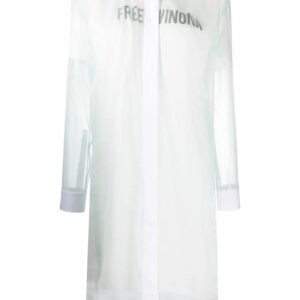 Off-White  Free Winona-print shirt dress