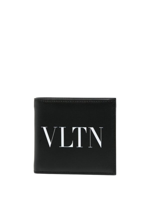 Valentino Garavani logo-print leather wallet