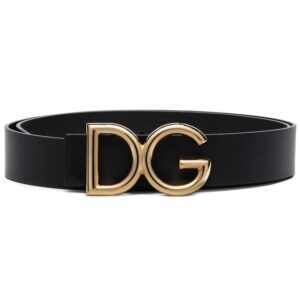 Dolce & gabbana DG logo-plaque buckle belt