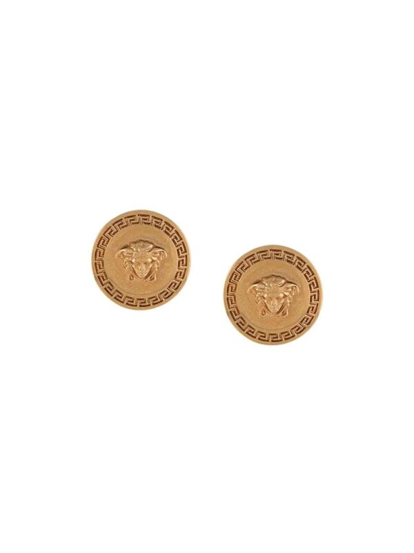 Versace  Medusa circular earrings
