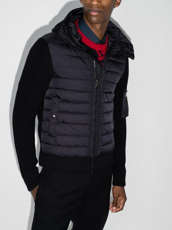 Moncler  knit detail padded jacket - Image 2