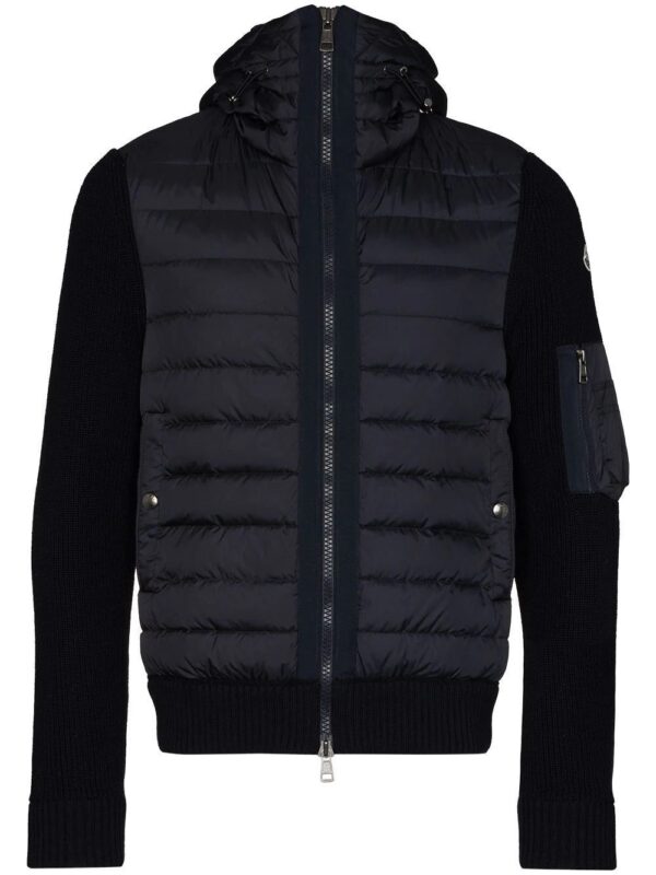 Moncler  knit detail padded jacket
