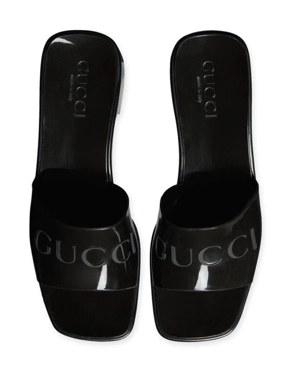Gucci  logo embossed sandals - Image 4