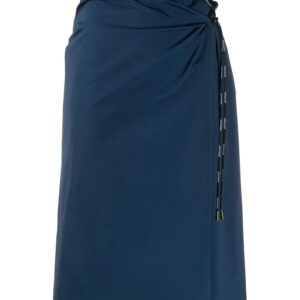 Off-White  gathered detail spiral skirt