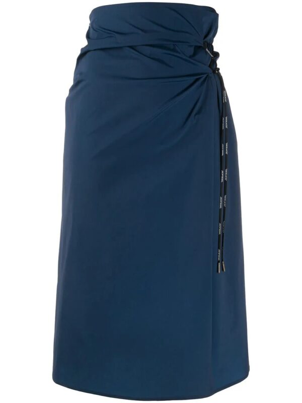 Off-White  gathered detail spiral skirt