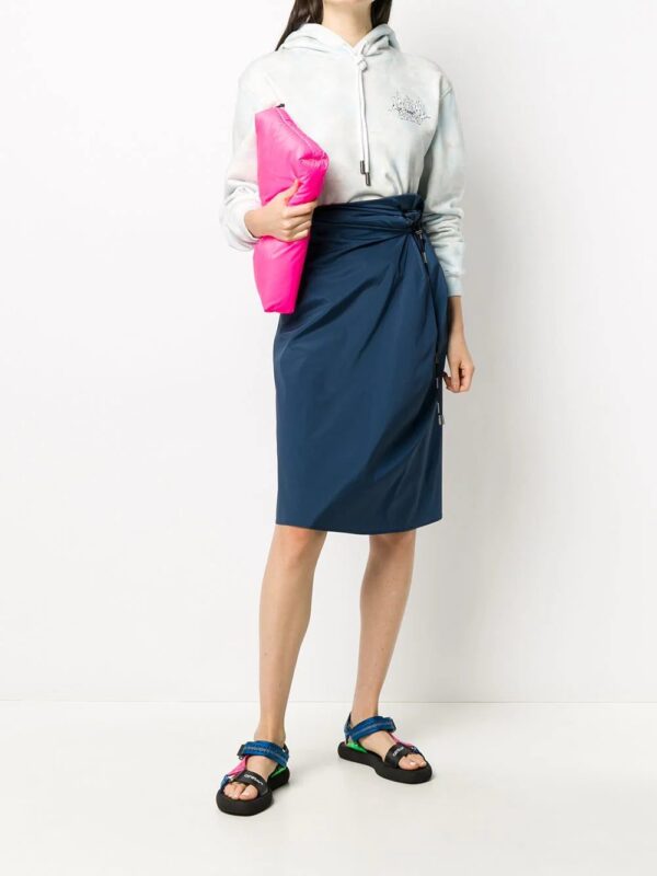 Off-White  gathered detail spiral skirt - Image 2