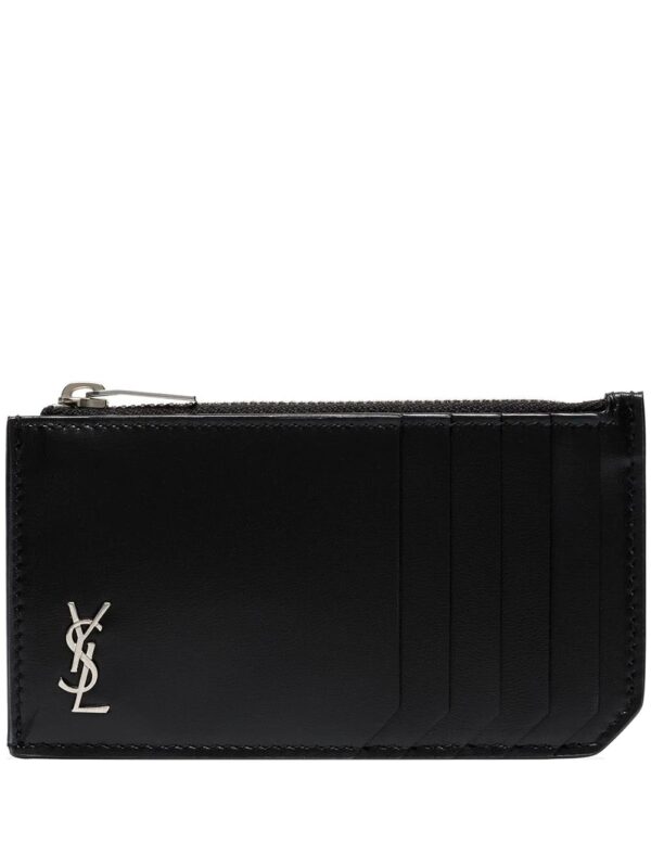 Saint Laurent  Monogram-plaque cardholder