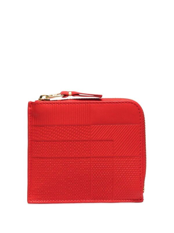 Comme Des Garçons Wallet  Intersection half-zip wallet
