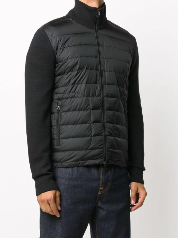 Moncler  padded-panel knitted jacket - Image 3