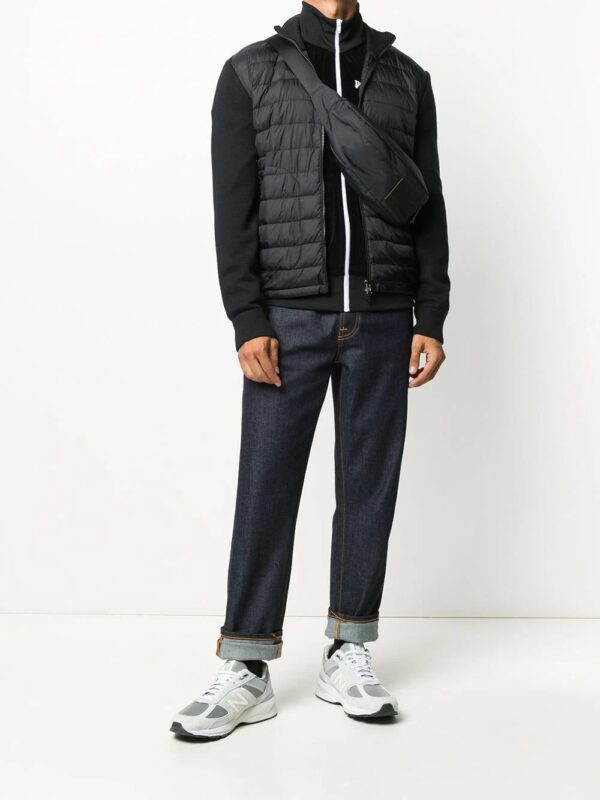 Moncler  padded-panel knitted jacket - Image 2