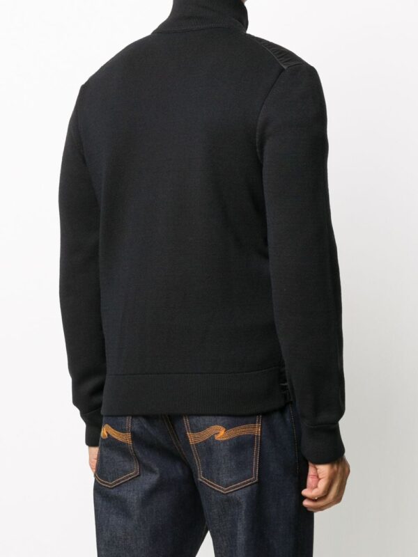 Moncler  padded-panel knitted jacket - Image 4