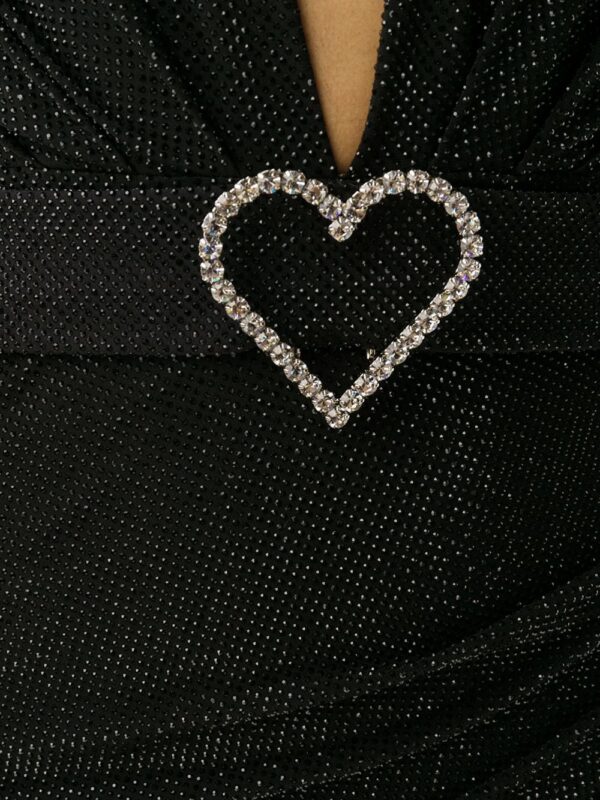 Philipp Plein Aphrodite stud embellished asymmetric dress - Image 5
