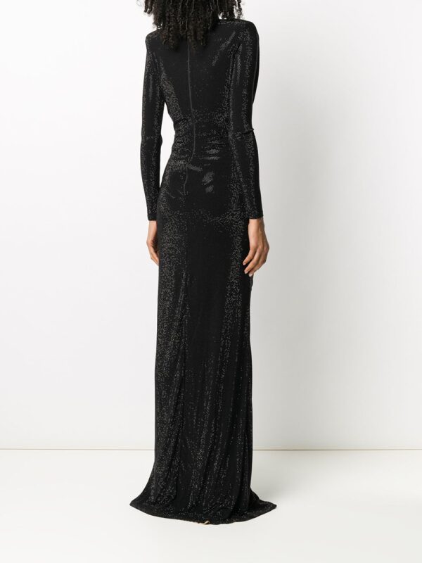 Philipp Plein Aphrodite stud embellished asymmetric dress - Image 4