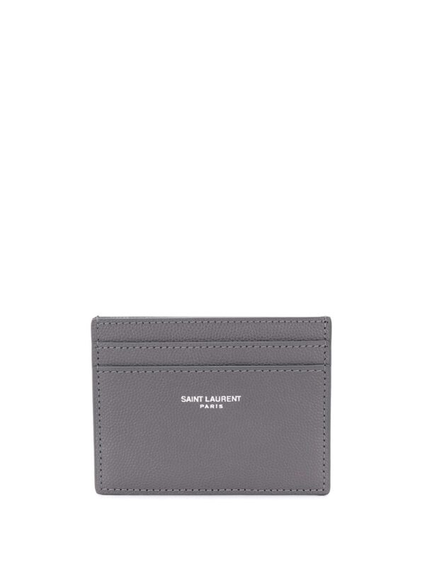 Saint Laurent  logo embossed cardholder