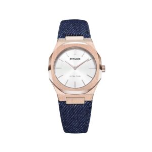 D1 Milano  Ultra Thin Dark Denim 34mm