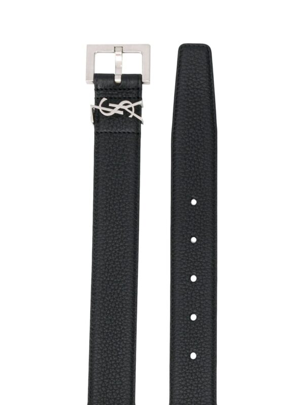 Louis Vuitton grained leather belt - Image 2