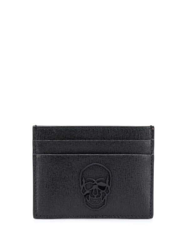 Philipp Plein  skull plaque cardholder