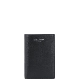 Saint Laurent  logo embossed credit card wallet