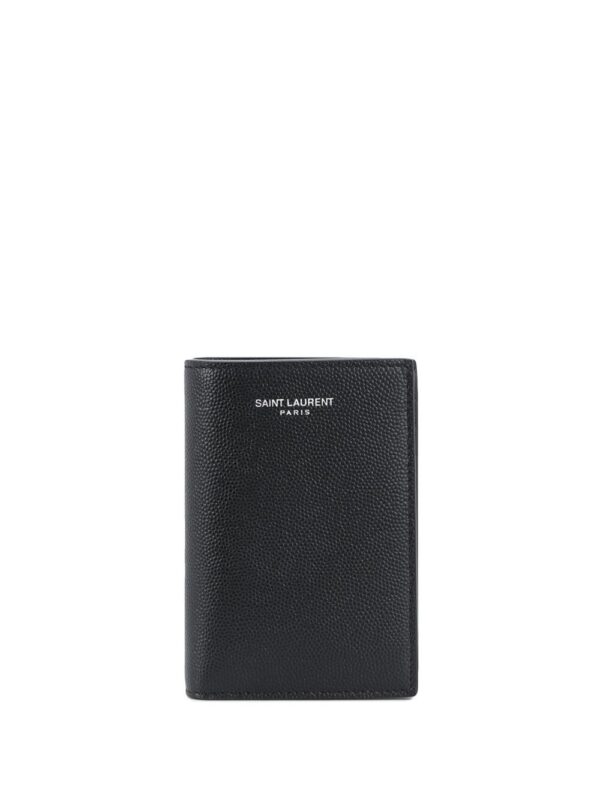 Saint Laurent  logo embossed credit card wallet