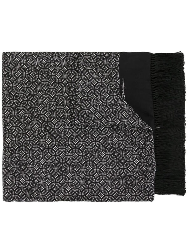 Dolce & Gabbana  silk fringed scarf