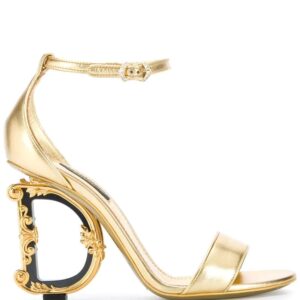 Dolce & Gabbana  105 mm Keira baroque logo sandals