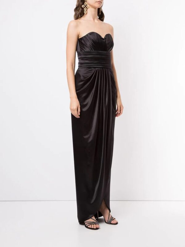 Dolce & Gabbana  draped silk evening gown - Image 3